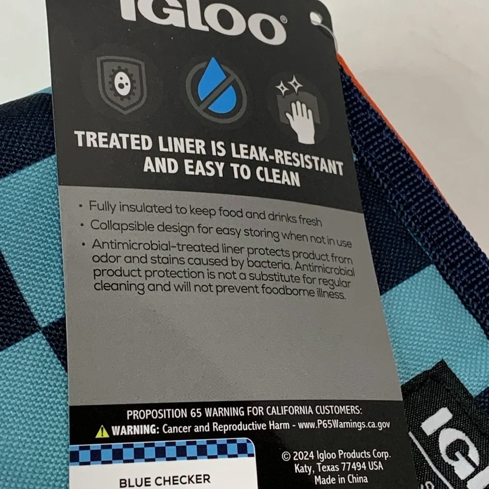 Igloo insulated cooler